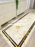 Mermer Desen 005 - 140x140 (Yuvarlak)